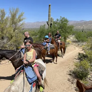 Great trail ride with my 2 year old granddaughter we will have these amazing memories to talk about as she grows thanks rockin  i