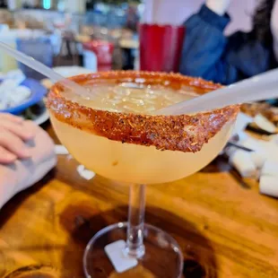 a margarita in a glass
