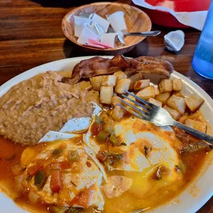 a plate of food