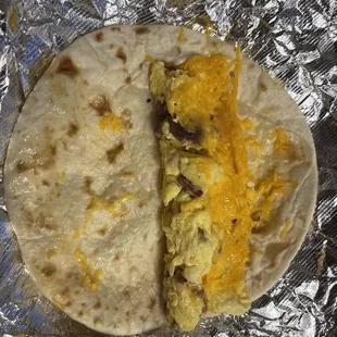 Bacon &amp; Egg &amp; Cheese Taco