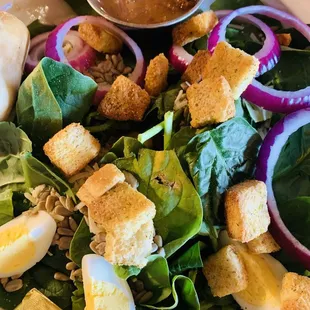 Spinach Hot Bacon Spinach Salad