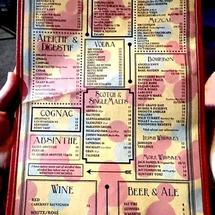 Menu, side 1 of 2, September 2023