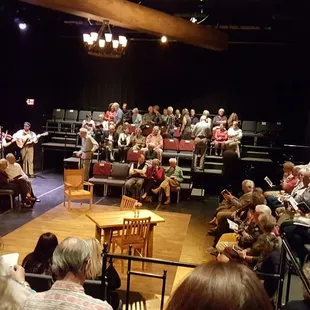 Before the beginning of Ms. Julie.