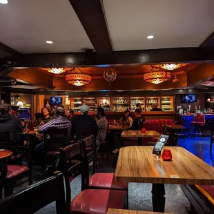 people sitting at tables