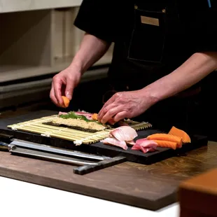 Chef Alex making finest Futomaki.