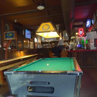 a pool table