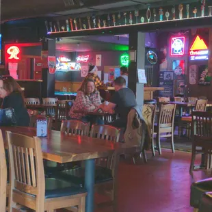 people sitting at tables