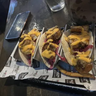 Shrimp Tacos* (3)