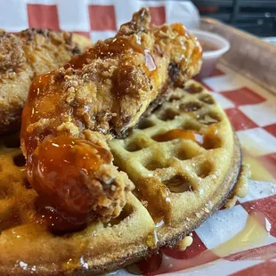2 Piece Chicken Tenders &amp; Waffles