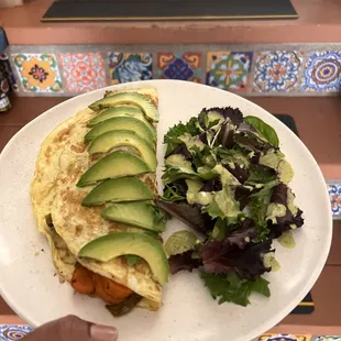 Veggie omelette