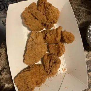 a box of fried chicken