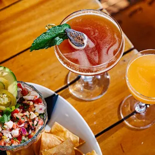 Craft cocktails and ceviche