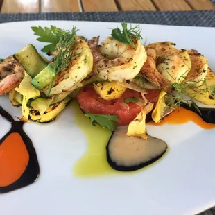 Grilled Shrimp Salad