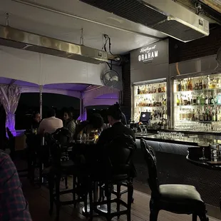 Outside bar area