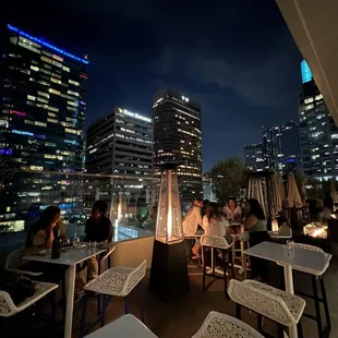 Our view at the rooftop Bar