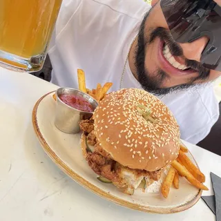 Grilled Mojo Chicken Club Sando