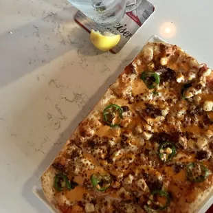 Chicken Bacon Jalapeno Pizza