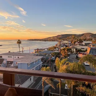 The view from the rooftop looking north.