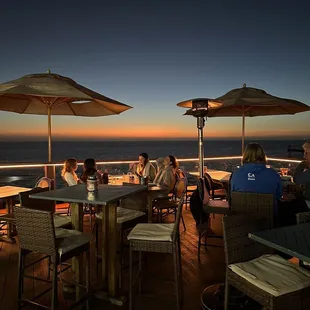 Rooftop at sunset