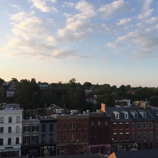 The beautiful view from the rooftop.