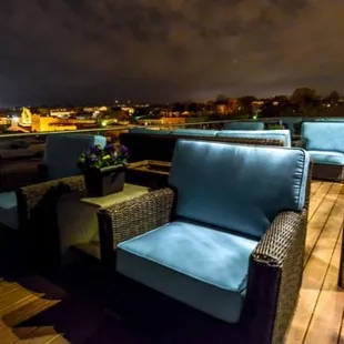 Rooftop overlooking Rosslyn at night, courtesy of Thrillist and not intended for copyright infringement