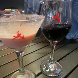 Chocolate Covered Cherry Martini!! YUM! Jose the bartender is so sweet and accommodating.