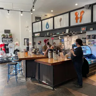 Friendly baristas
