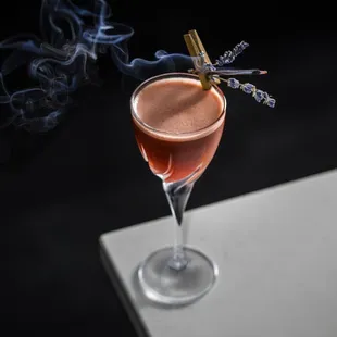 TRINIDAD SOUR angostura bitters, george dickel rye whiskey, rr orgeat, lemon, clove incense