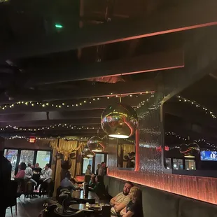 people sitting at the bar