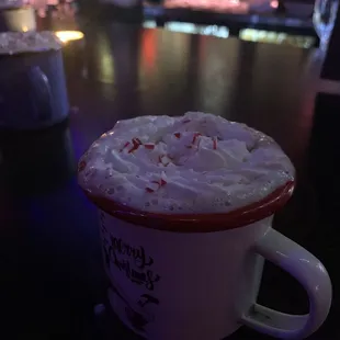 The is Santa's hot chocolate at the Roosevelt Room on December 23rd!!