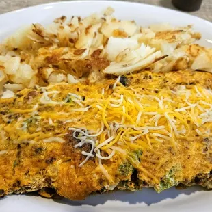 Amazing Chorizo Omelet and almost too much to eat!