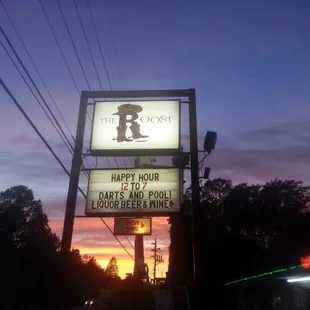 You can see our sign from a mile away ;)