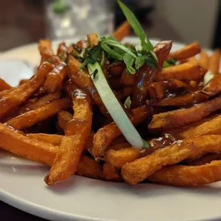 Katsu curry sweet potato fries