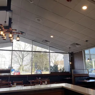 the interior of the restaurant