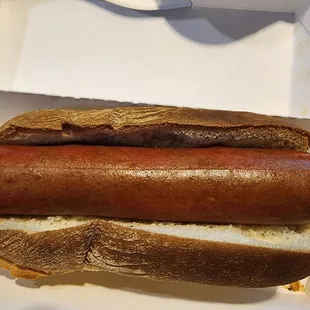 Angus hot dog