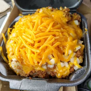 Loaded Woodman classic waffle fries