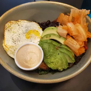 The All Day bowl, with egg
