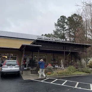 the front of the restaurant