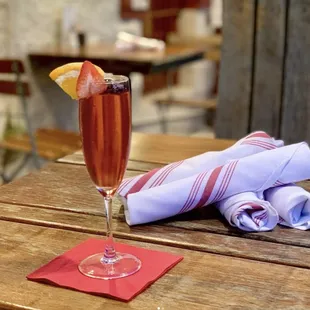 Poinsettia Seasonal Drink