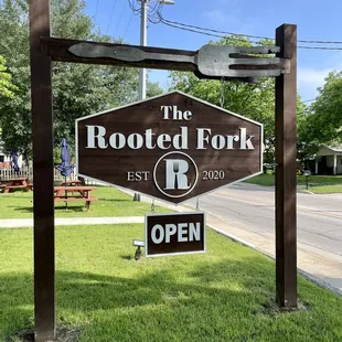 The Rooted Fork sign lol