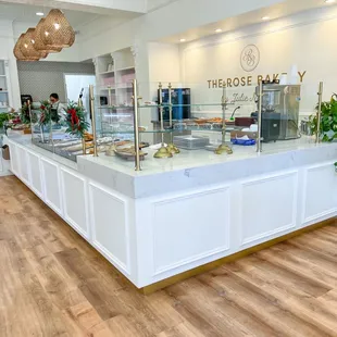 the counter area