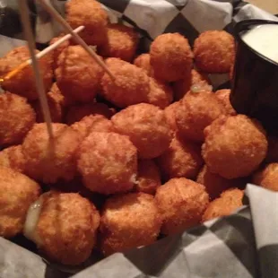 Hot cheese balls!