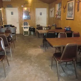 the inside of the restaurant