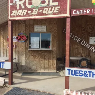 Front of the shop