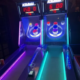 Ski ball!!  % my favorite!