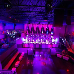 the interior of the rose room