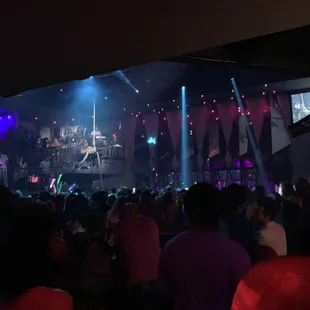 a crowd of people at a concert