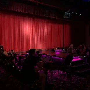 people seated around a table