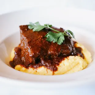 Short rib and polenta