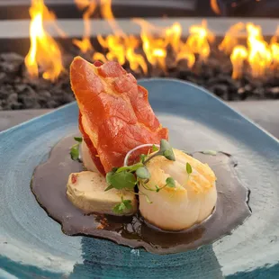 BEAUTIFUL Scallop with Fois Gras  : Coloradofoodie